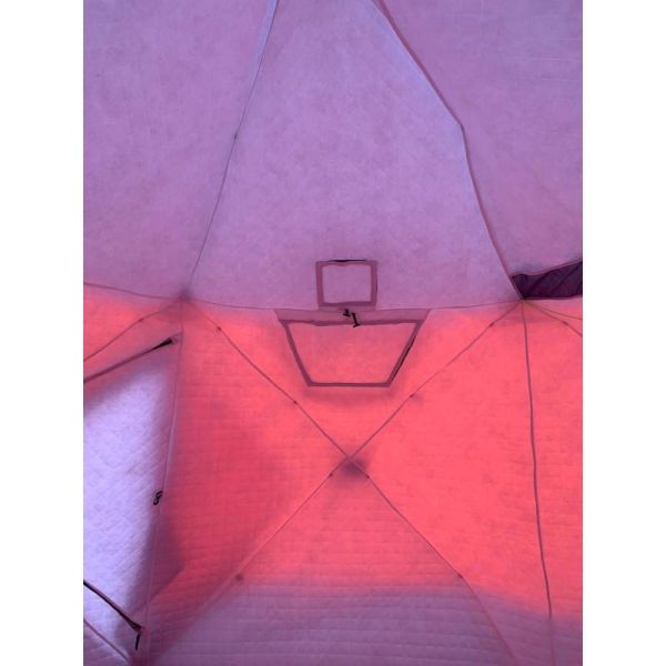 Намет-куб зимовий чотиришаровий Mircamping 2022 - 8-місний - Мобільна лазня - З підлогою