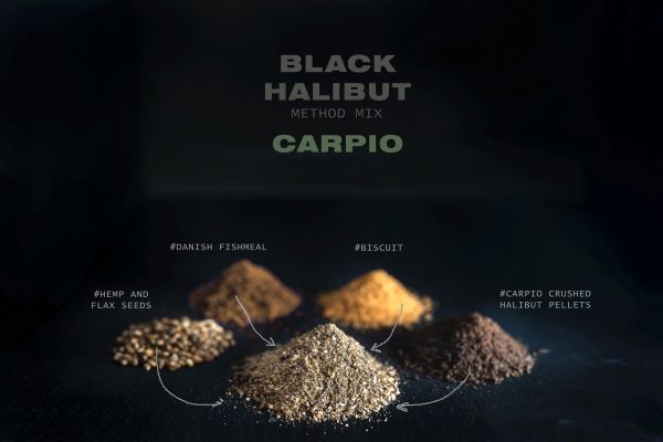 Пеллетс Carpio Method Mix - Black Halibut - 1 кг