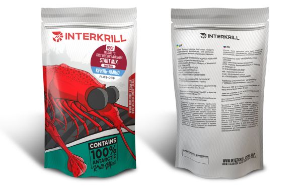Пеллетс Interkrill Start Mix (4mm & 6mm) Кріль-Аміно - 800 г