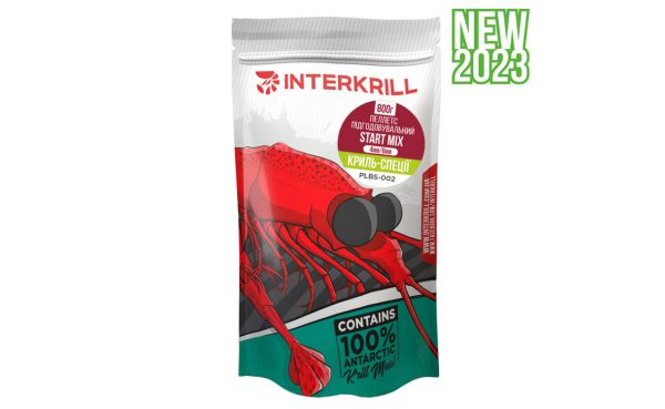 Пеллетс Interkrill Big Fish (8mm & 10mm) Криль-Специи - 800 г