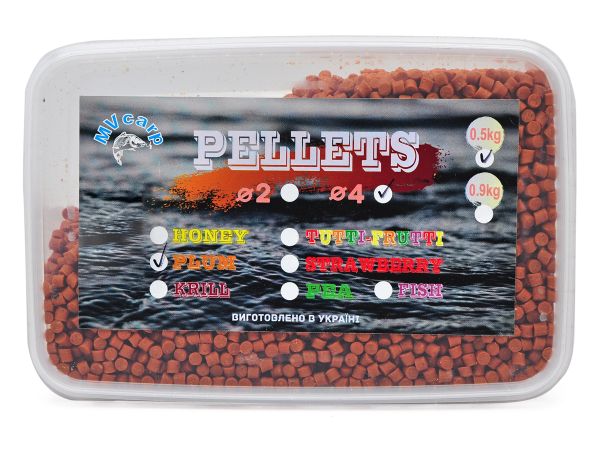 Пеллетс MV Carp - Plum (Слива) - 0.5 кг