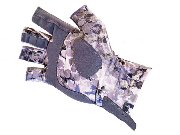 Перчатки Kosadaka Ice Silk Sunblock UV защита - Snake Skin - Серые