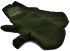 Варежки 3-х палые - Вязаные - НАТО - Шерсть - Зеленые