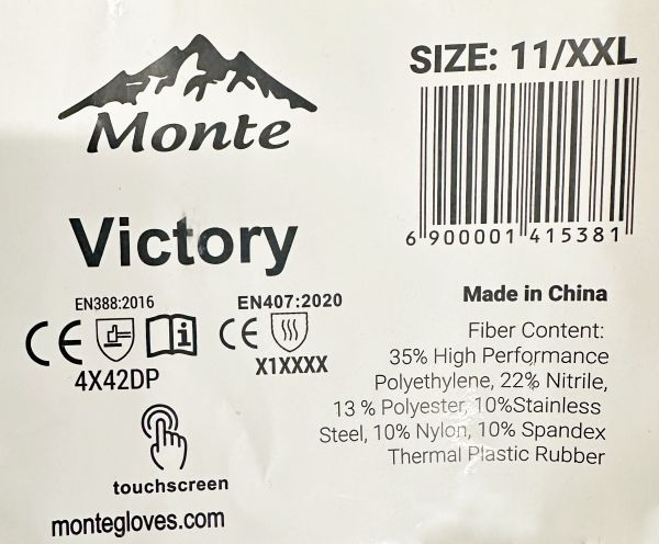 Рукавички захисні штурмові Monte Victory - Зелений