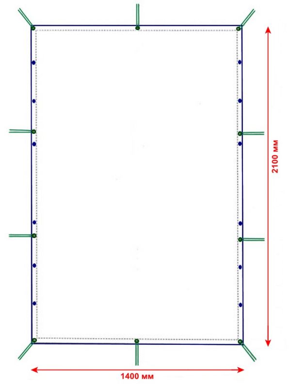 Плащ-намет Пончо - Вид №1 - ЗСУ - Піксель ММ-14