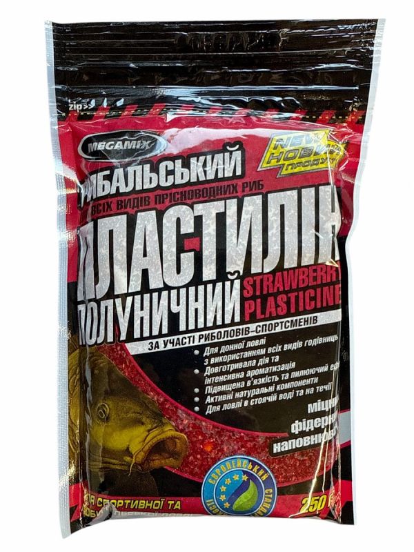 Пластилін Megamix - Полуниця - 250 г