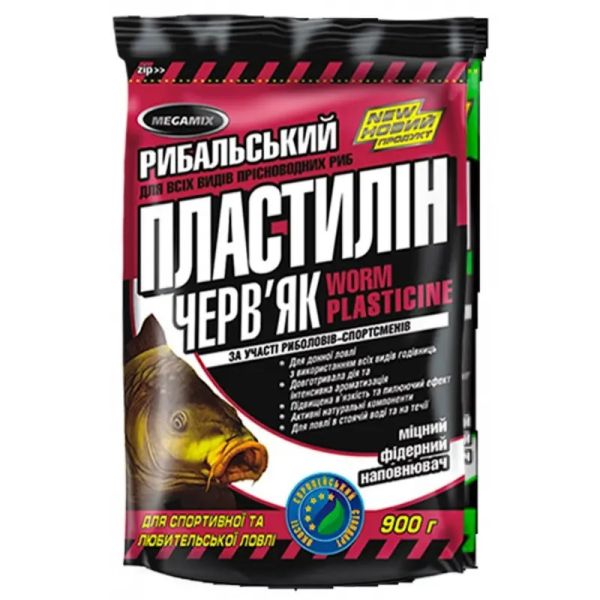 Пластилін Megamix - Черв'як - 500 г