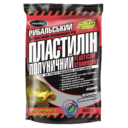 Пластилін Megamix - Полуниця - 500 г