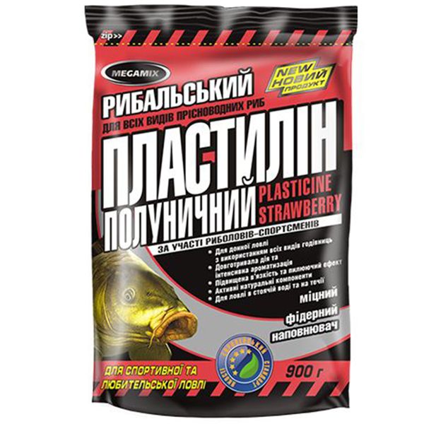 Пластилін Megamix - Полуниця - 900 г