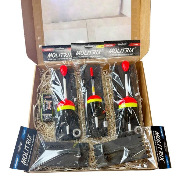 Подарунковий набір Molitrix №1 для лову товстолоба - 36х37х7 см - Оснащений