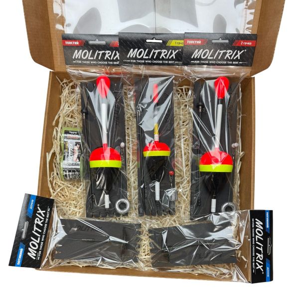 Подарунковий набір Molitrix №1 для лову товстолоба - 36х37х7 см - Оснащений