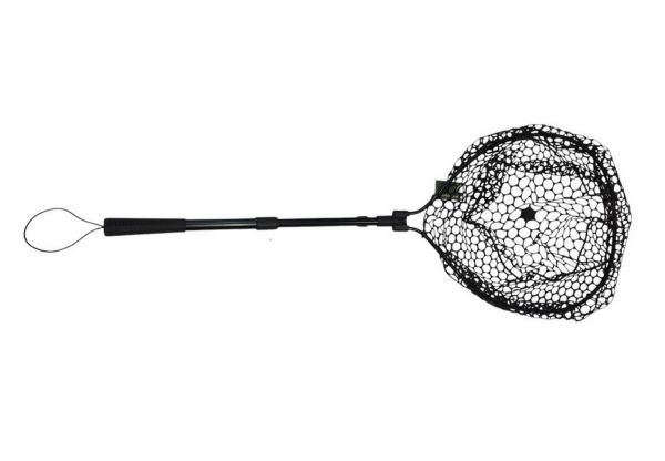 Підсак Briz 001 - Телескопічний - 50х40 см - Вічко сітки 18-25 мм - Чорний