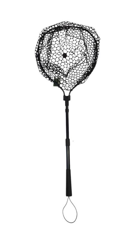 Підсак Briz 001 - Телескопічний - 50х40 см - Вічко сітки 18-25 мм - Чорний