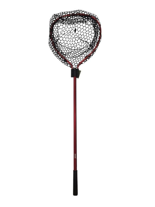 Подсак Briz 002 - 50х40 см - Ячейка сети 18-25 мм - Чёрный/Красный