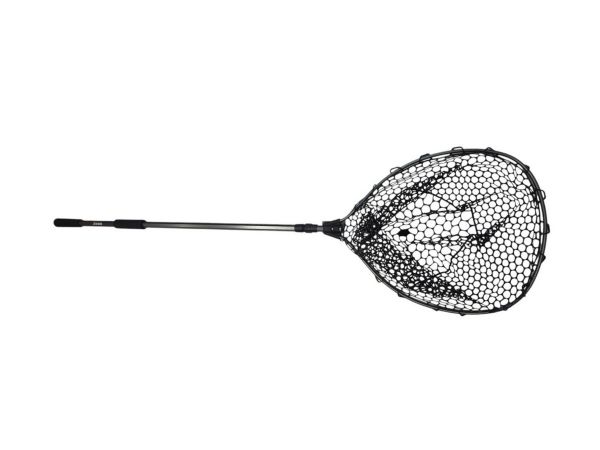 Подсак Briz 006 - Телескопический - 55х45 см - Ячейка сети 18-25 мм - Чёрный/Серый