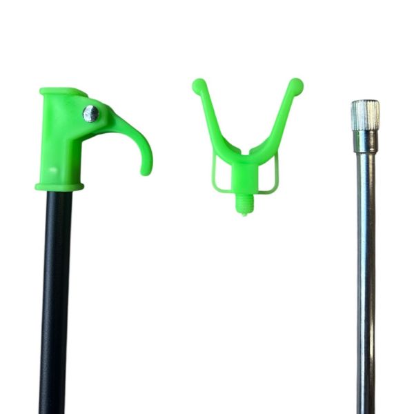 Подставка под сигнализатор Gladiator - 1,5 м - Рогач - Телескопическая - Зелёный