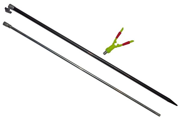 Підставка під сигналізатор - Рогач - Різьблення метал - Чорно-жовтий