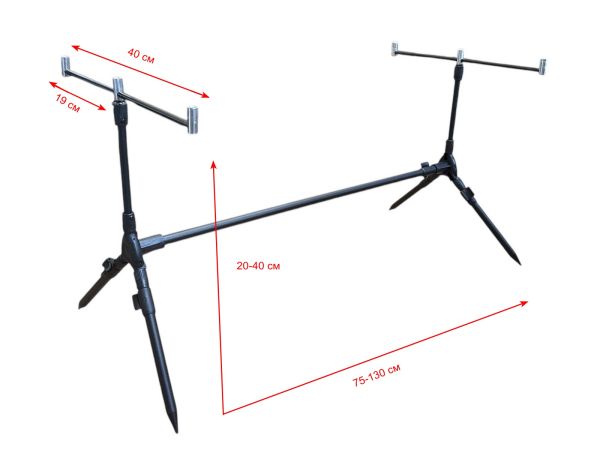 Подставка род-под на 3 удилища - Rod Pod Gladiator
