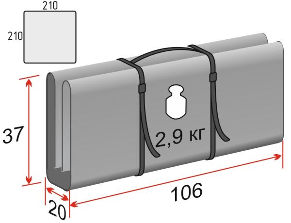 Пол утепленный Лотос Куб ПУ4000 - Оливка
