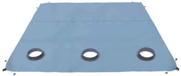 Підлога утеплена ЛОТОС Куб 3 (210x210) ПУ4000 з отворами під лунки (в зборі з фланцями)