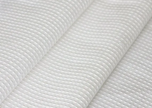 Рушник вафельний - 44x95 см - Білий - Велика вафля