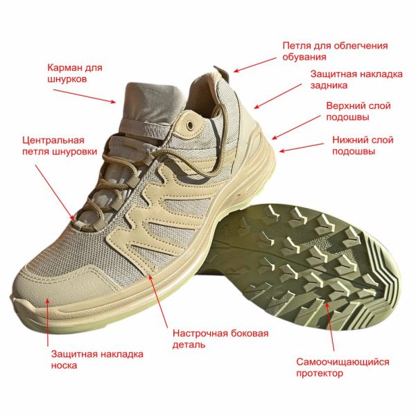 Полуботинки Талан ВСУ - Тактические - Демисезонные - Оливковые