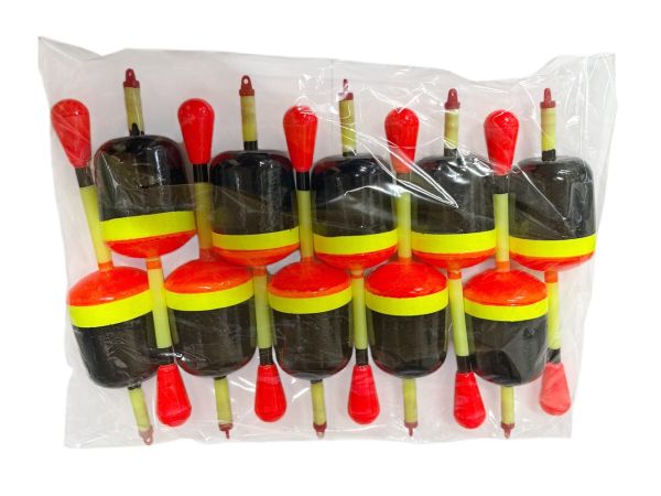 Поплавець для лову товстолоба, хижака XL - Червоно-жовто-чорний