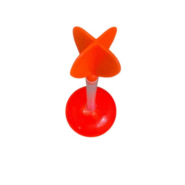 Поплавок для лову товстолоба, хижака XXL - Під світлячок - Червоно-жовто-чорний - 1 шт.