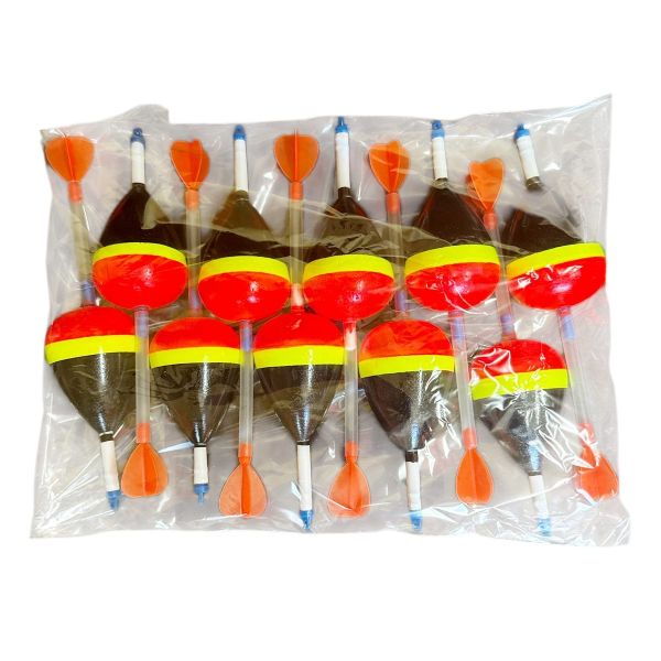 Поплавок для лову товстолоба, хижака XXL - Під світлячок - Червоно-жовто-чорний - 1 шт.