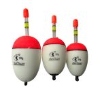 Поплавок живцовый EVA на аккумуляторе - 2 батарейки + USB зарядка - Бело-красный