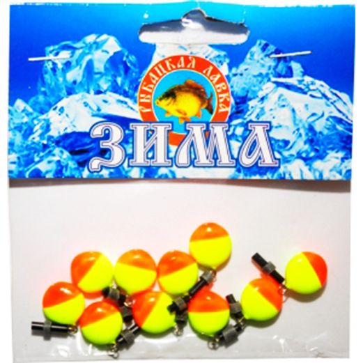 Поплавець Таблетка маленька - Рибальська лавка - Зимовий - Ø12 мм - Товщина 6 мм - 1 шт.