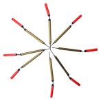 Поплавок Зимний Ванька-Встанька - Рыбацкая лавка - (25+60)х4 мм - 1 г - Натурал-красный -   Дерево тополь