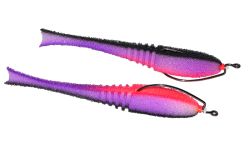 Поролоновая рыбка-приманка Dancing Fish 5" (reverse tail) offset - ПрофМонтаж - OP204