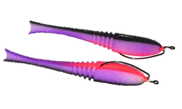 Поролонова рибка-приманка Dancing Fish 5" (reverse tail) offset - ПрофМонтаж - OP204