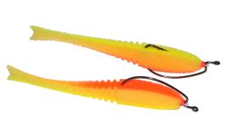 Поролоновая рыбка-приманка Dancing Fish 5" (reverse tail) offset - ПрофМонтаж - OP210