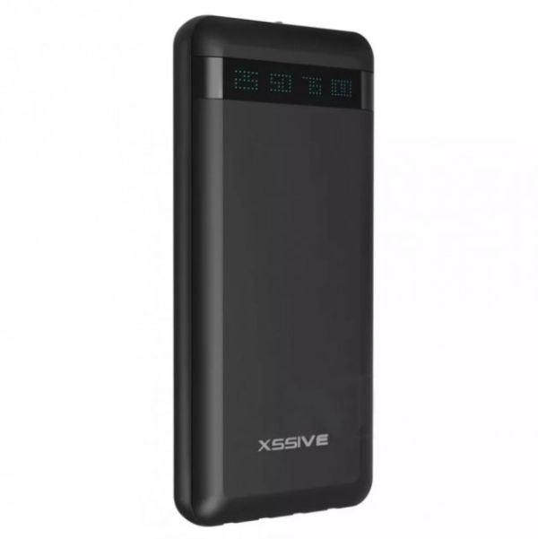 Повербанк Power Bank XSSIVE XSS-PB17 - 10000Amh - 4 кабелі - Black