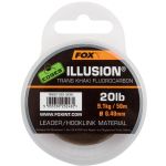 Поводочный материал флюорокарбоновый Fox Illusion Soft - Hooklink/Leader - Trans Khaki - 50 м