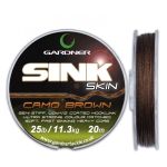 Поводочный материал Gardner Sink Skin - 25lb/11.3kg - 20 м