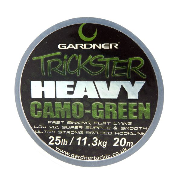 Поводковий матеріал Gardner Trickster Heavy Camo - Green (Зелений) - 20 м