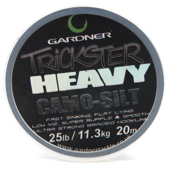 Поводковий матеріал Gardner Trickster Heavy Camo - Silt (Іл) - 20 м