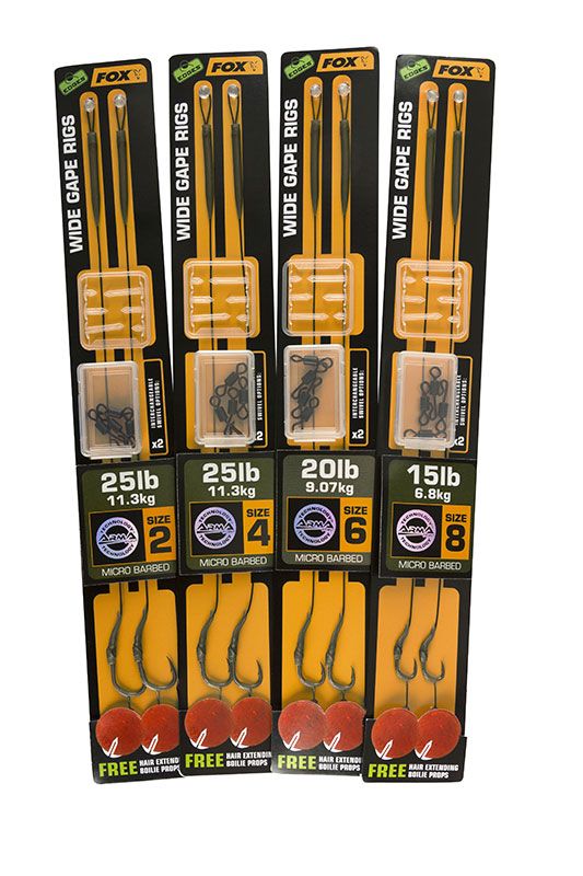 Повідець Fox Wide Gape Armapoint Ready Rig - Coretex - Green