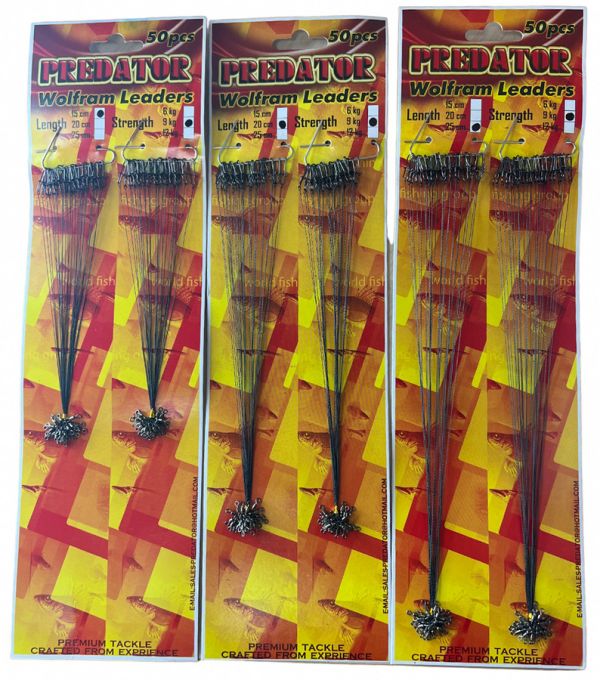 Повідець Predator Wolfram Leaders - Вольфрам - 50 шт/уп