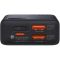 Повербанк Baseus (PPAD050) 20000mAh 30W Adaman2 Digital Display Fast Charge Power Bank With Simple Series Charging Cable USB to Type-C 3A 0.3m Black) - PPAD050001 - Чорний
