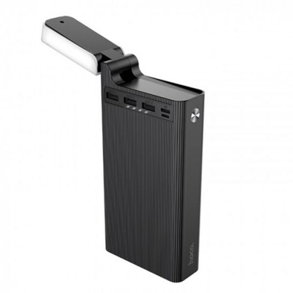Повербанк Power Bank Hoco J62 (30000 mAh) Jove table lamp - З вбудованим ліхтариком - Чорний