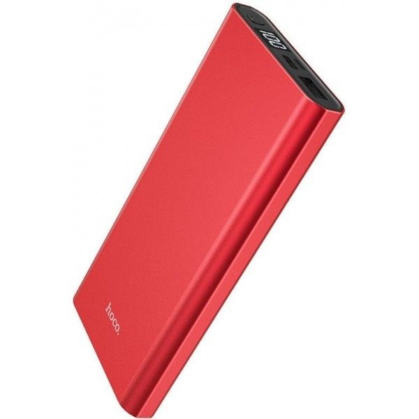Повербанк Power Bank Hoco J68 (10000 mAh) Resourceful digital display - Красный