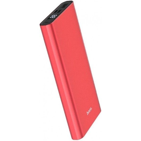 Повербанк Power Bank Hoco J68 (10000 mAh) Resourceful digital display - Красный