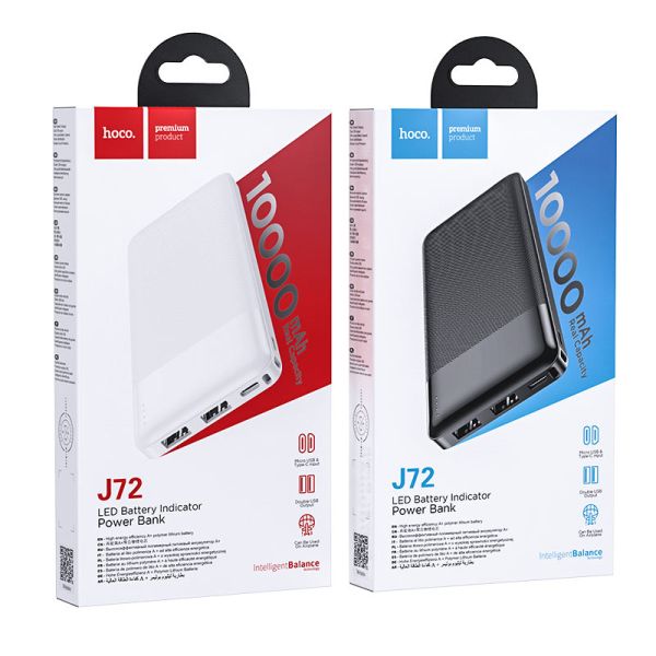 Повербанк Power Bank Hoco J72 - 10000 mAh - Easy travel - Черный