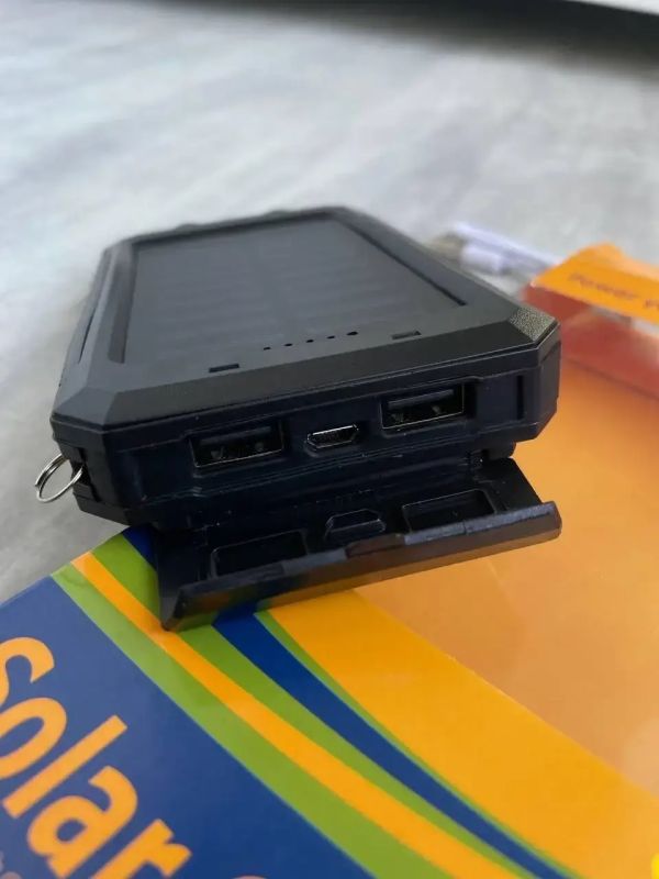 Повербанк (Power Bank) Solar Charger - 20000mAh - С солнечной панелью и фонариком
