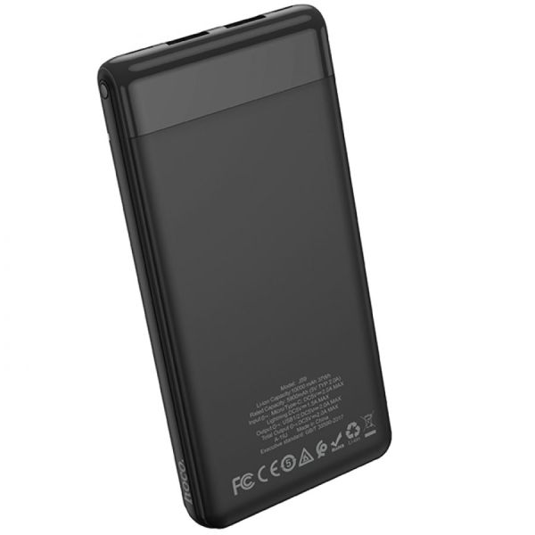 Повербанк Power Bank Hoco J59 - Famous Mobile - 10000 mAh - Чорний