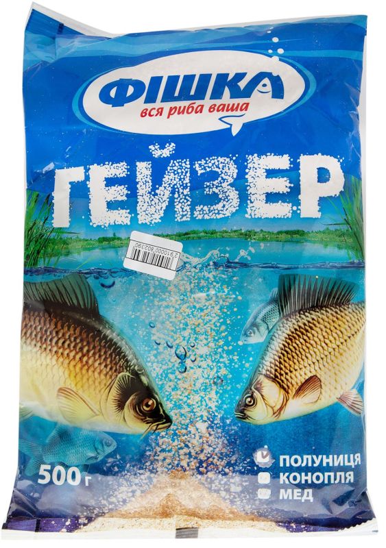 Підгодовування Фішка - Гейзер - Полуниця - 500 г